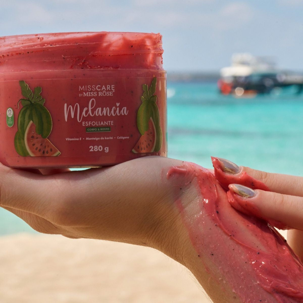 Esfoliante Corporal e Facial Miss Care Melancia