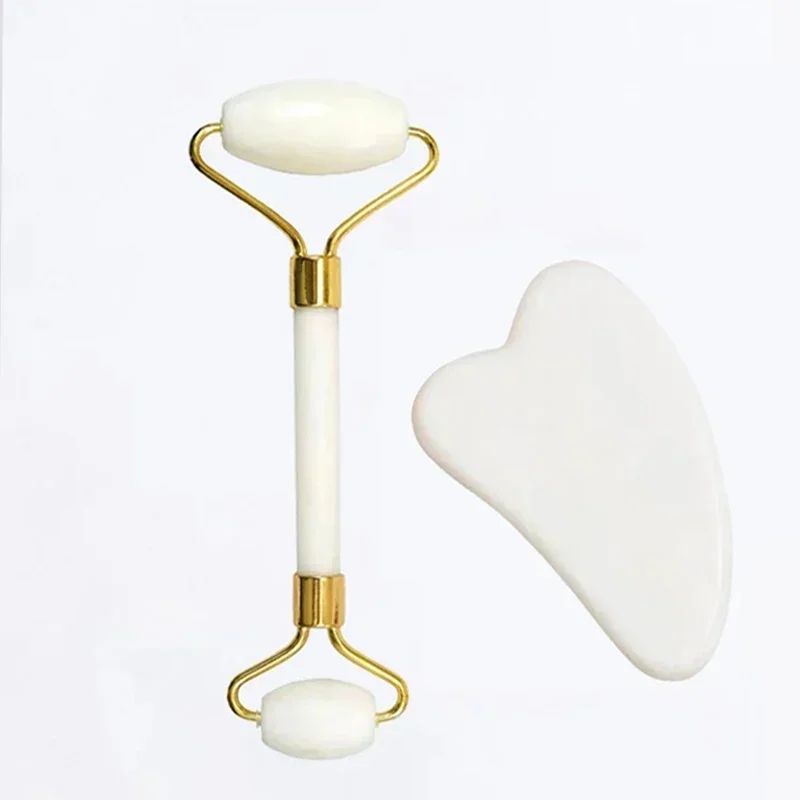 Massageador Facial de Jade Natural