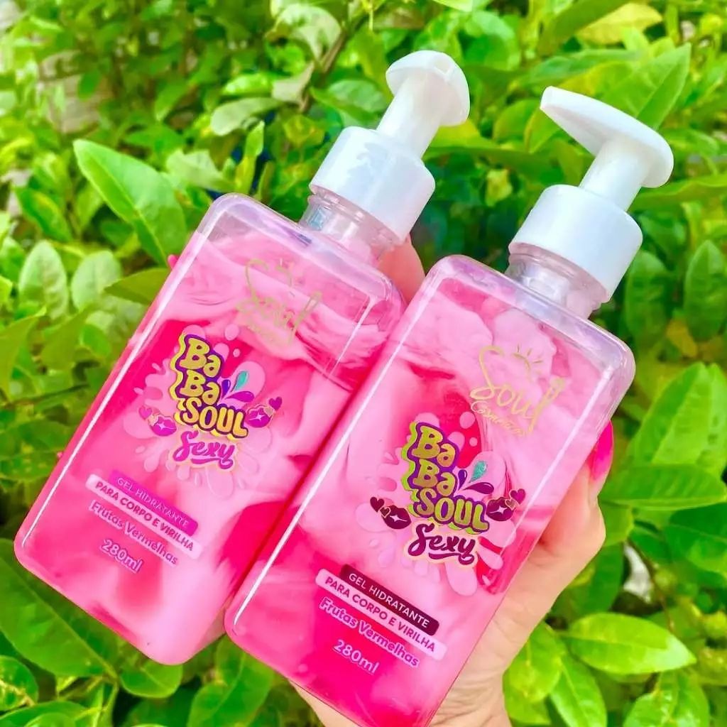 Kit com 4 Géis Hidratantes Corporais Soul Cosméticos